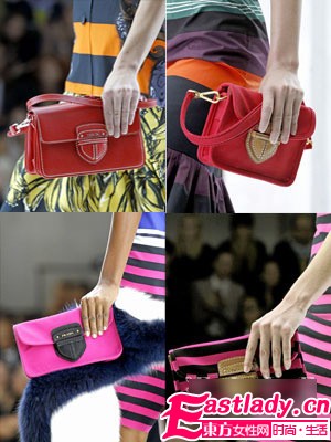 大包袋已經(jīng)OUT 時髦小手袋風靡時裝周