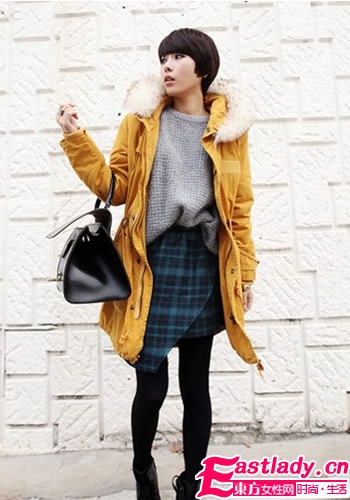 韓式搭配示范打造街頭休閑風