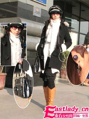 冷空氣來襲 街拍北京街頭潮人