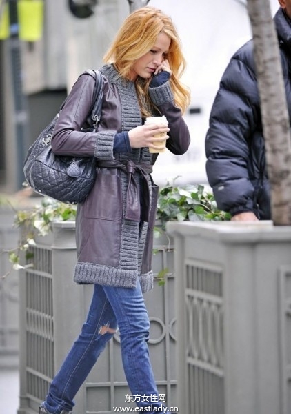 歐美街頭明星們混搭出行彰顯個(gè)性生活