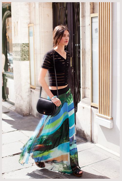 八月歐美街拍第一季 火辣裙子穿出清冷一夏