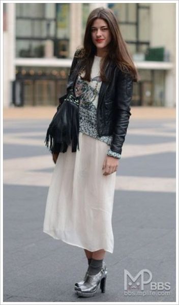 時(shí)裝周紐約街頭的精彩街拍