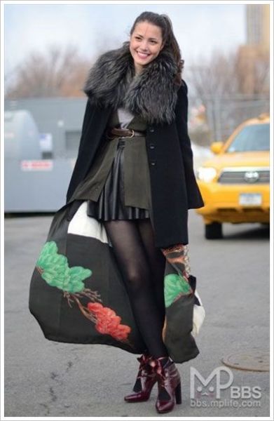 時裝周紐約街頭的精彩街拍