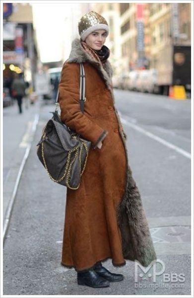 時(shí)裝周紐約街頭的精彩街拍