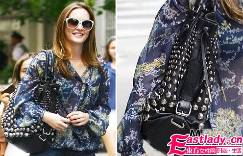 淑女也瘋狂 女明星愛(ài)上朋克鉚釘包