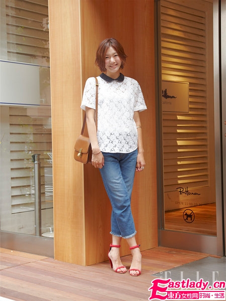 日本街拍 看日本潮女如何穿出個性牛仔褲