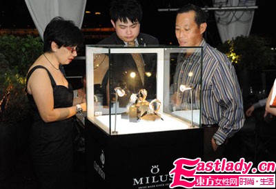 Milus和Cortina新加坡開私人派對 齊賀新款腕表杰作