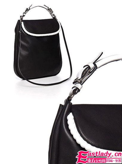 Marni小牛皮精制限量手袋 黑白兩色盡顯優(yōu)雅大氣