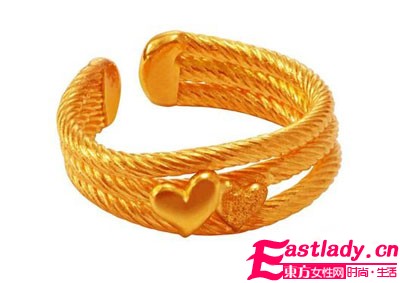 用黃金誠意奉獻愛的承諾 老鳳祥 唯有金·純金精品 系列