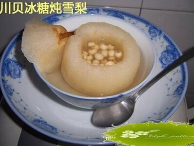 如何止咳 川貝燉梨湯的止咳的功效