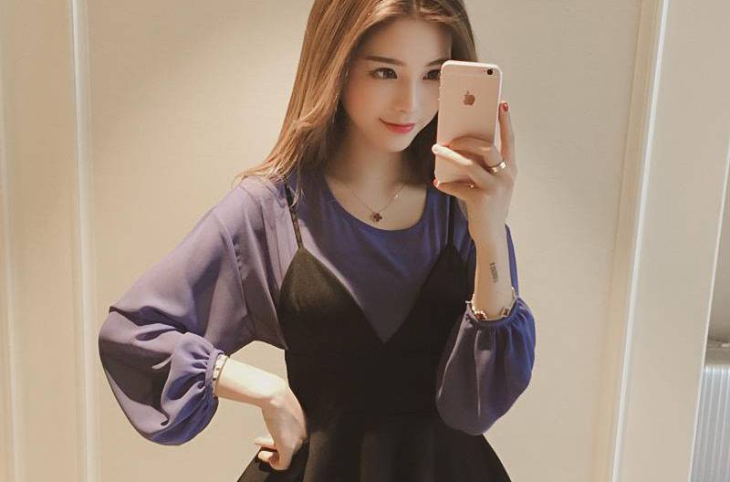 A字裙既顯瘦又甜美 搭配時(shí)尚輕盈的雪紡衫超贊