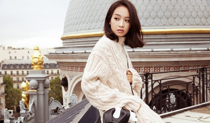 宋茜時尚雜志寫真大片 瀟灑隨性現(xiàn)代感十足