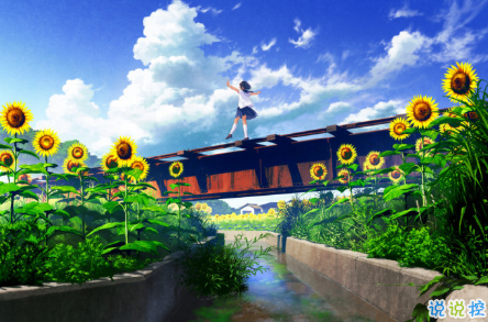 微博說說大全帶圖片女生唯美：所有的姍姍來遲，都是剛好的開始4