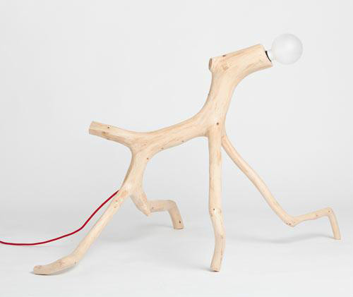 個(gè)性十足原木的中式燈具