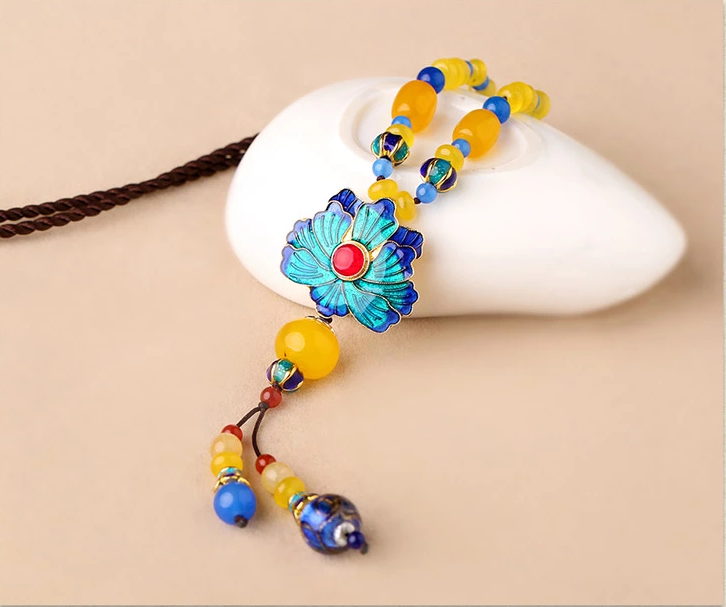 匠心啟航閱讀吊墜瑪瑙配飾長(zhǎng)款項(xiàng)鏈掛飾