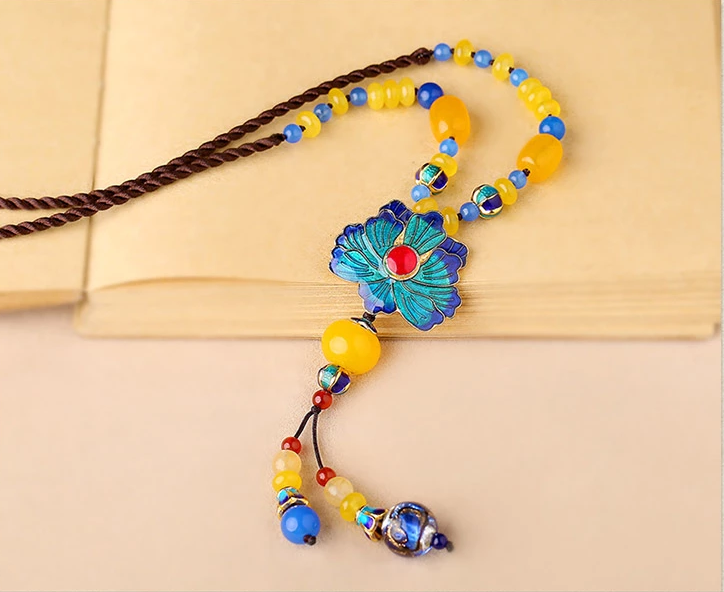 匠心啟航閱讀吊墜瑪瑙配飾長(zhǎng)款項(xiàng)鏈掛飾