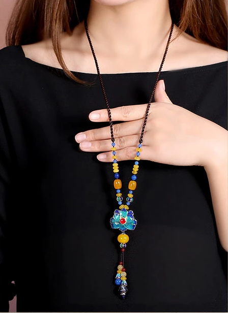 匠心啟航閱讀吊墜瑪瑙配飾長(zhǎng)款項(xiàng)鏈掛飾