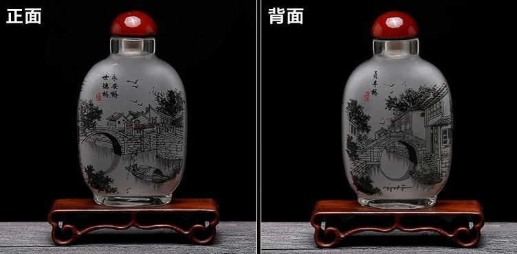 匠心啟航閱讀民間傳統(tǒng)手繪內(nèi)畫圖鼻煙壺