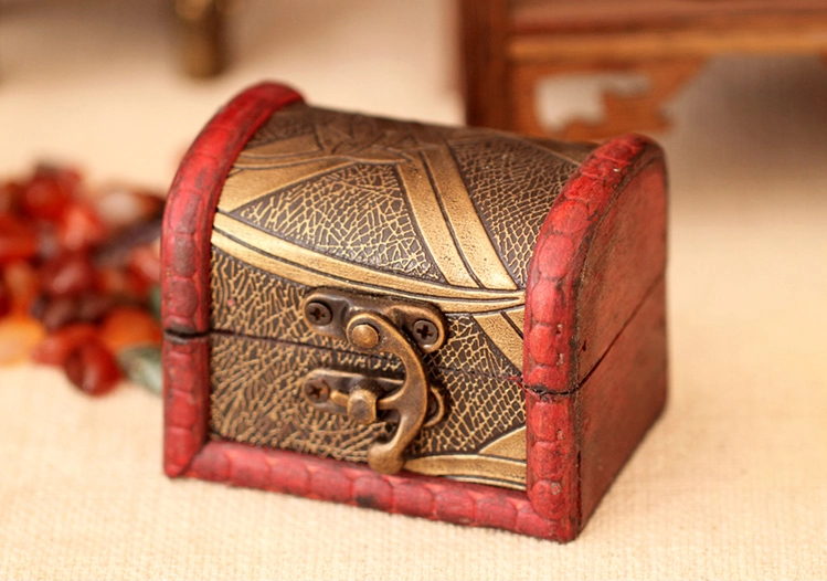 中式小木盒復(fù)古木質(zhì)首飾盒