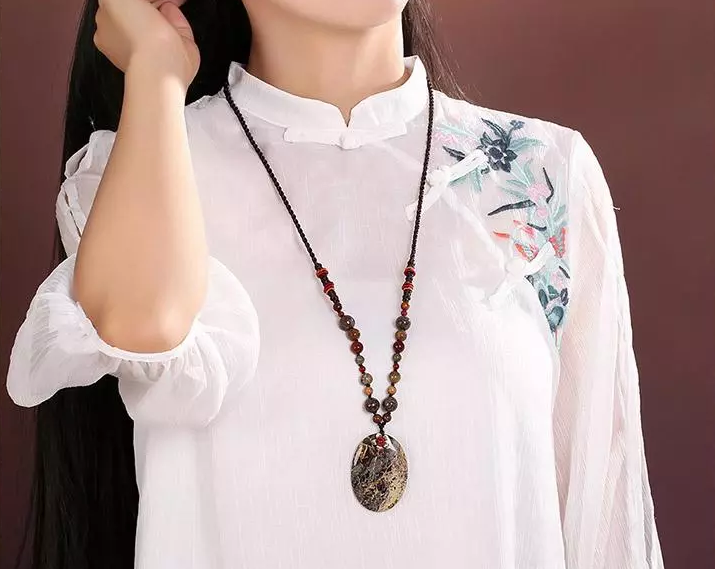 花紅吊墜時尚匠心啟航閱讀項鏈首飾長款毛衣鏈