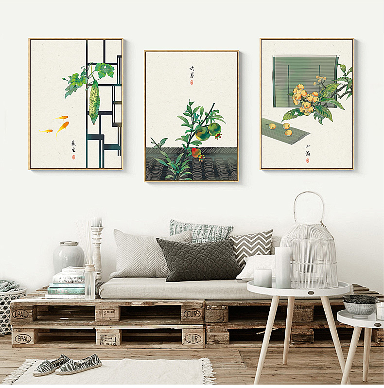 唯美24節(jié)氣古風匠心啟航閱讀裝飾畫