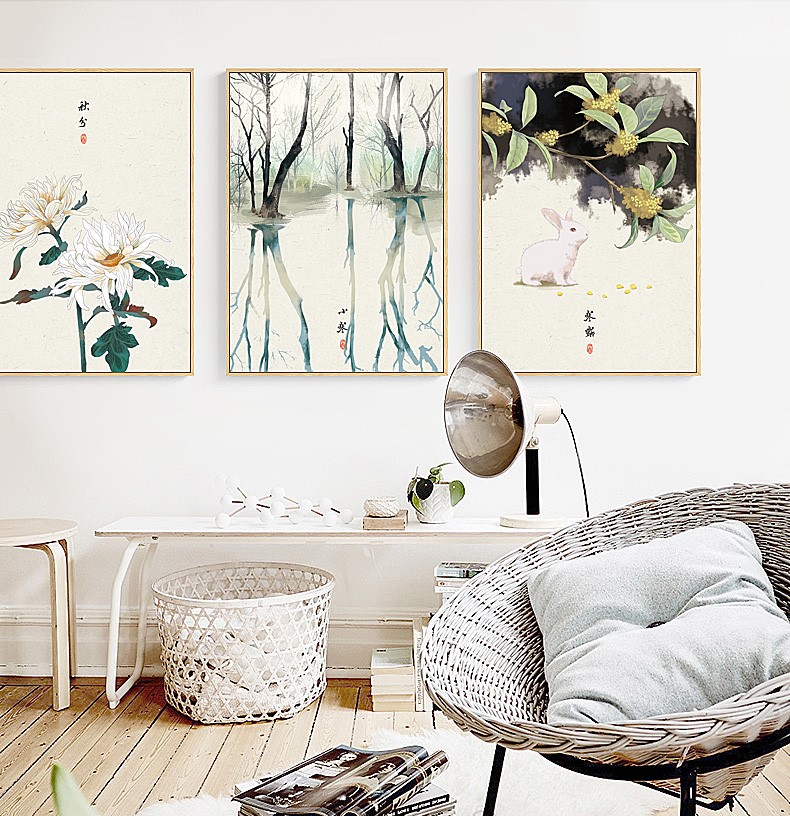 唯美24節(jié)氣古風匠心啟航閱讀裝飾畫