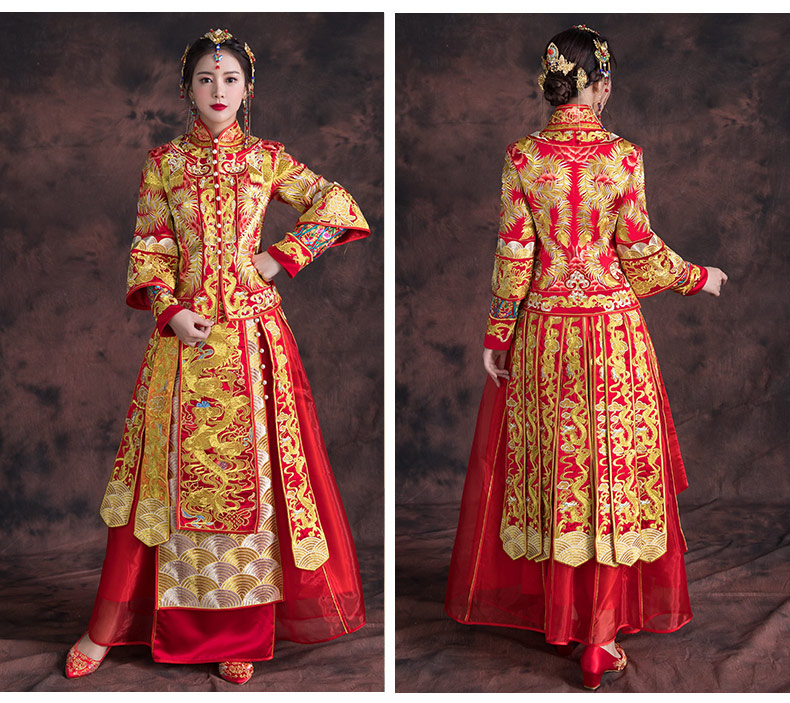 喚醒傳統(tǒng)匠心啟航閱讀俗的唯美中式禮服新娘禮服