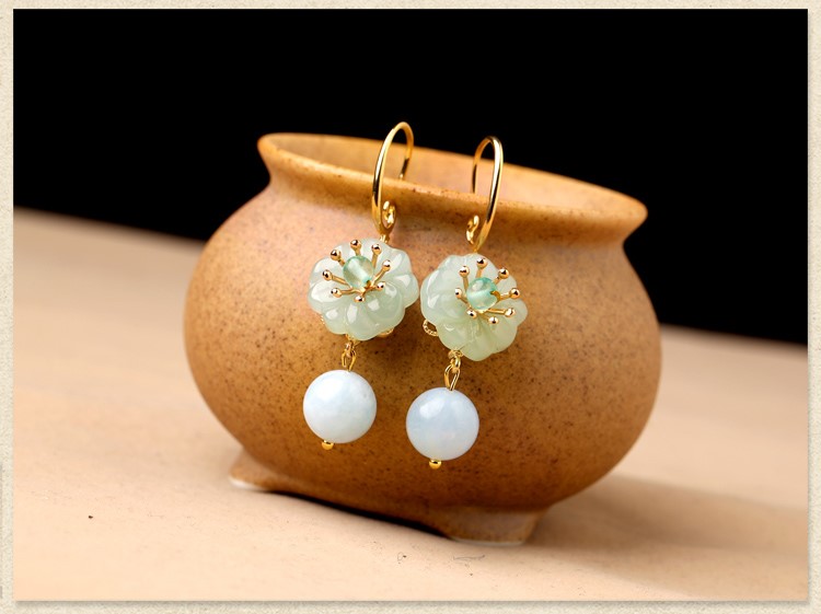 氣質(zhì)冷淡古風(fēng)耳環(huán):風(fēng)上云耳環(huán)首飾