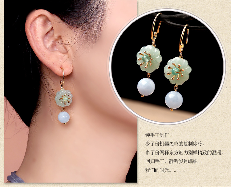 氣質(zhì)冷淡古風(fēng)耳環(huán):風(fēng)上云耳環(huán)首飾