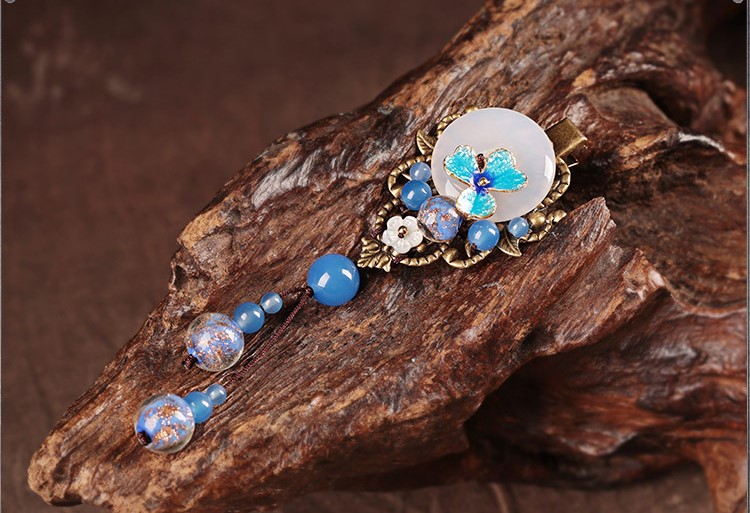 清水怡香發(fā)夾:古典古風(fēng)魚(yú)嘴發(fā)夾頭飾