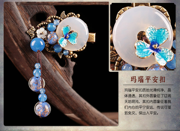 清水怡香發(fā)夾:古典古風(fēng)魚(yú)嘴發(fā)夾頭飾