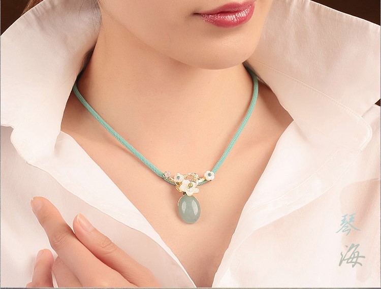 復(fù)古小清新項鏈:簡約脫俗森洗首飾
