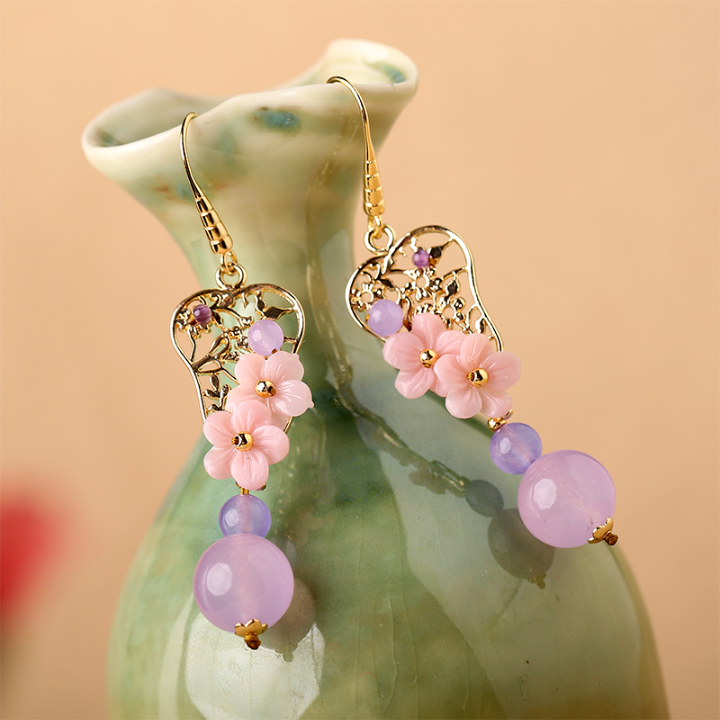 淺夏安然耳環(huán):民族風(fēng)小清新耳環(huán)首飾