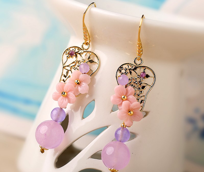 淺夏安然耳環(huán):民族風(fēng)小清新耳環(huán)首飾