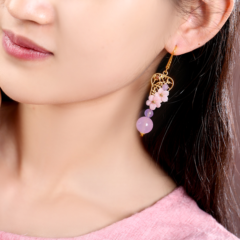 淺夏安然耳環(huán):民族風(fēng)小清新耳環(huán)首飾