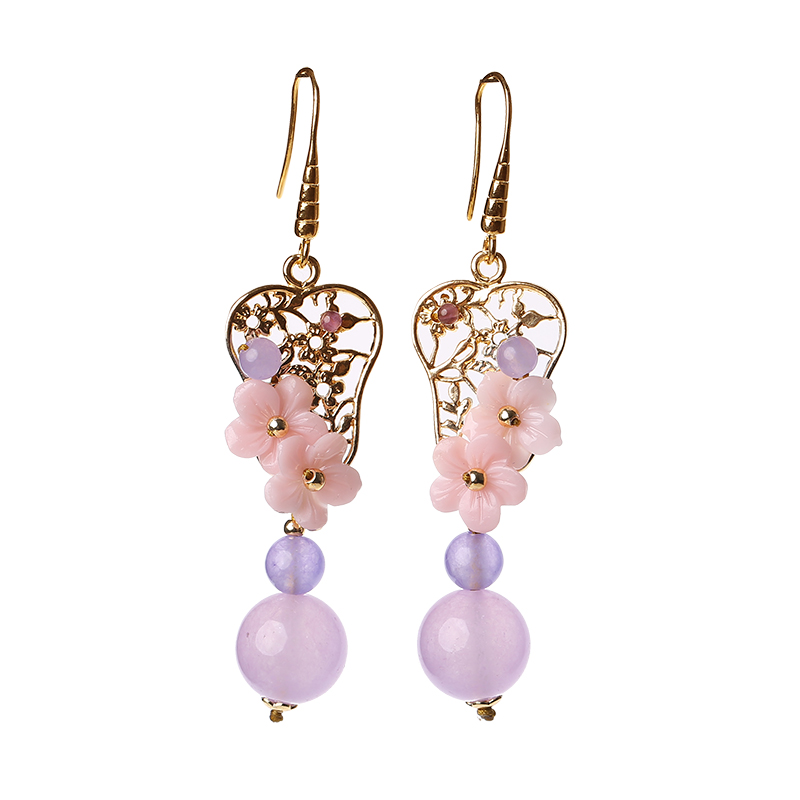 淺夏安然耳環(huán):民族風(fēng)小清新耳環(huán)首飾