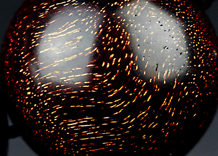 爆滿(mǎn)金星小葉紫檀大顆佛珠手串