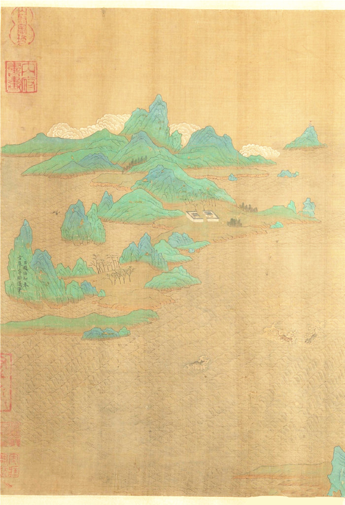 明朝國畫《海天旭日?qǐng)D》