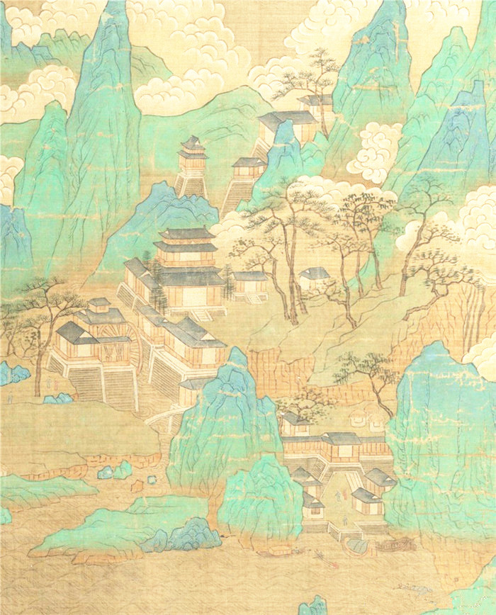 明朝國畫《海天旭日?qǐng)D》