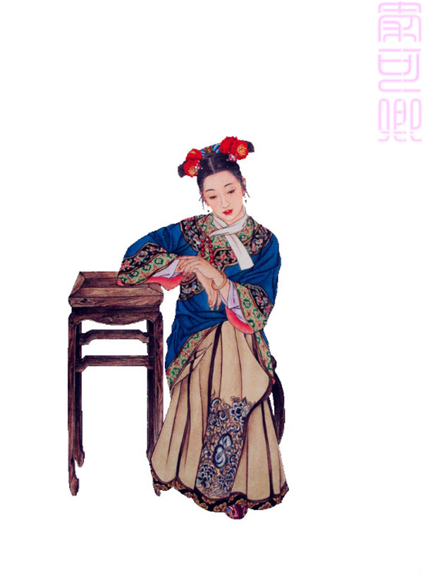 趙成偉《清裝紅樓人物譜》欣賞(一)