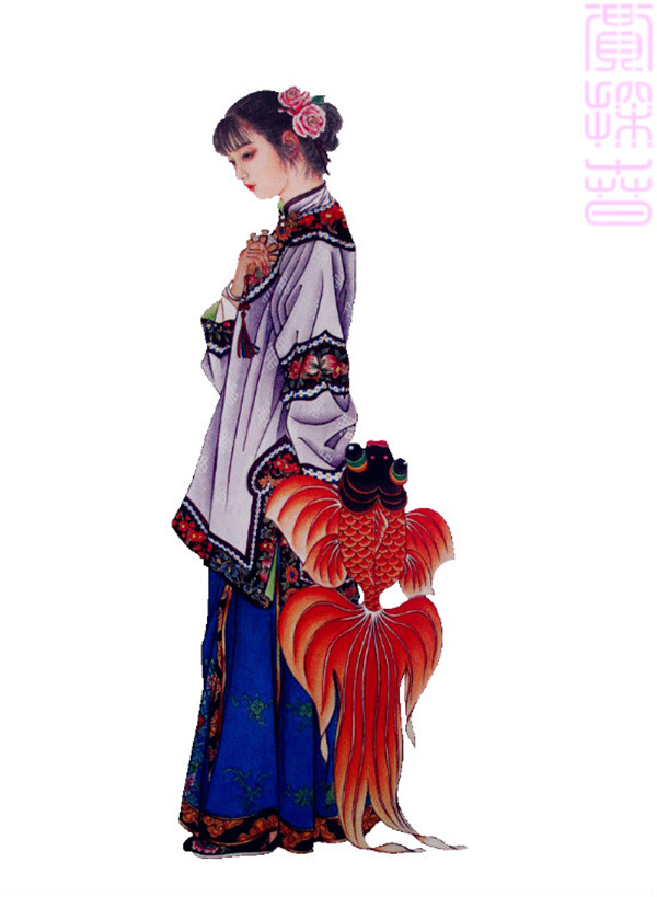 趙成偉《清裝紅樓人物譜》欣賞(三)