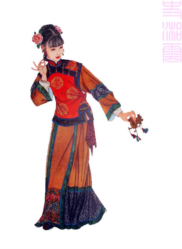 趙成偉《清裝紅樓人物譜》欣賞(三)