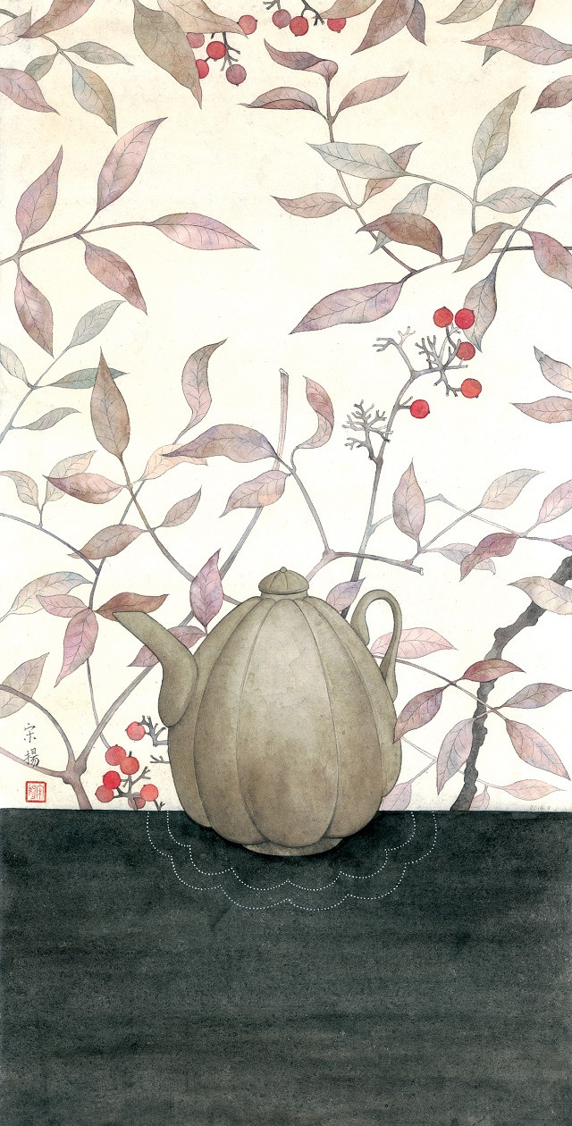 古典清雅宋揚(yáng)國畫植物家具工筆畫(二)