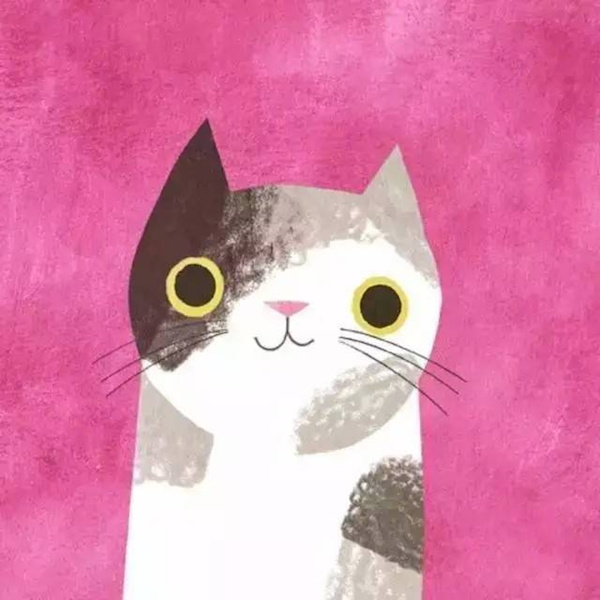 創(chuàng)意插畫:貓咪頭像