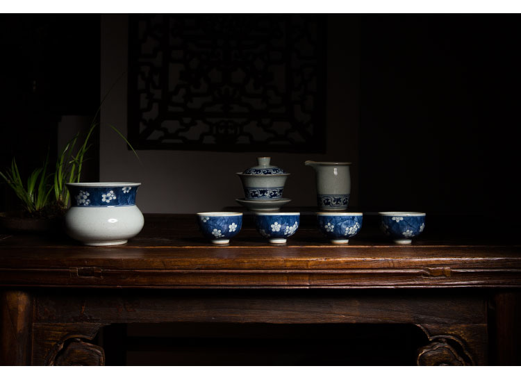 建水民窯青花水盂(二)