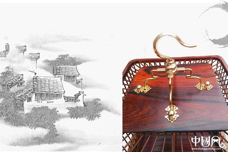 匠心啟航閱讀紅木鳥籠子