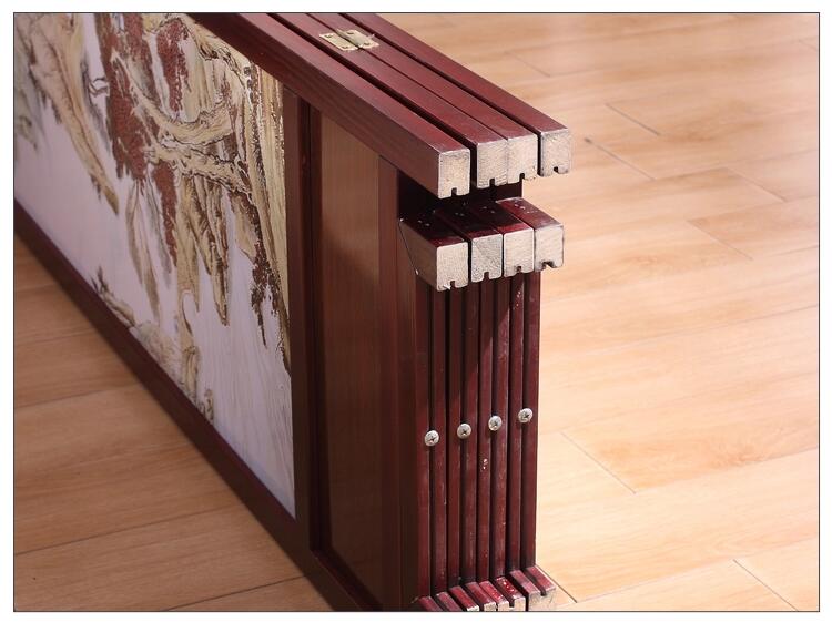 古典實木屏風匠心啟航閱讀山屏風隔斷