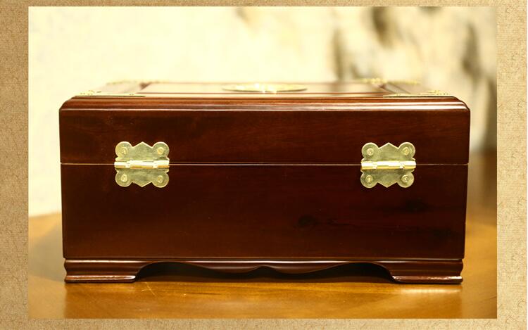 新中式實木明清復(fù)古老家具小樟木箱子