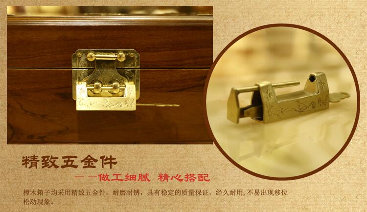 新中式實木明清復(fù)古老家具小樟木箱子