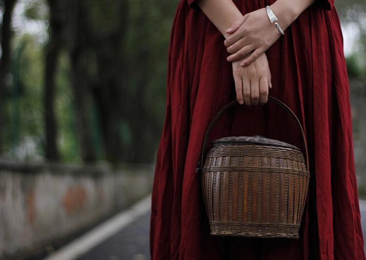 匠心啟航閱讀竹編提籃